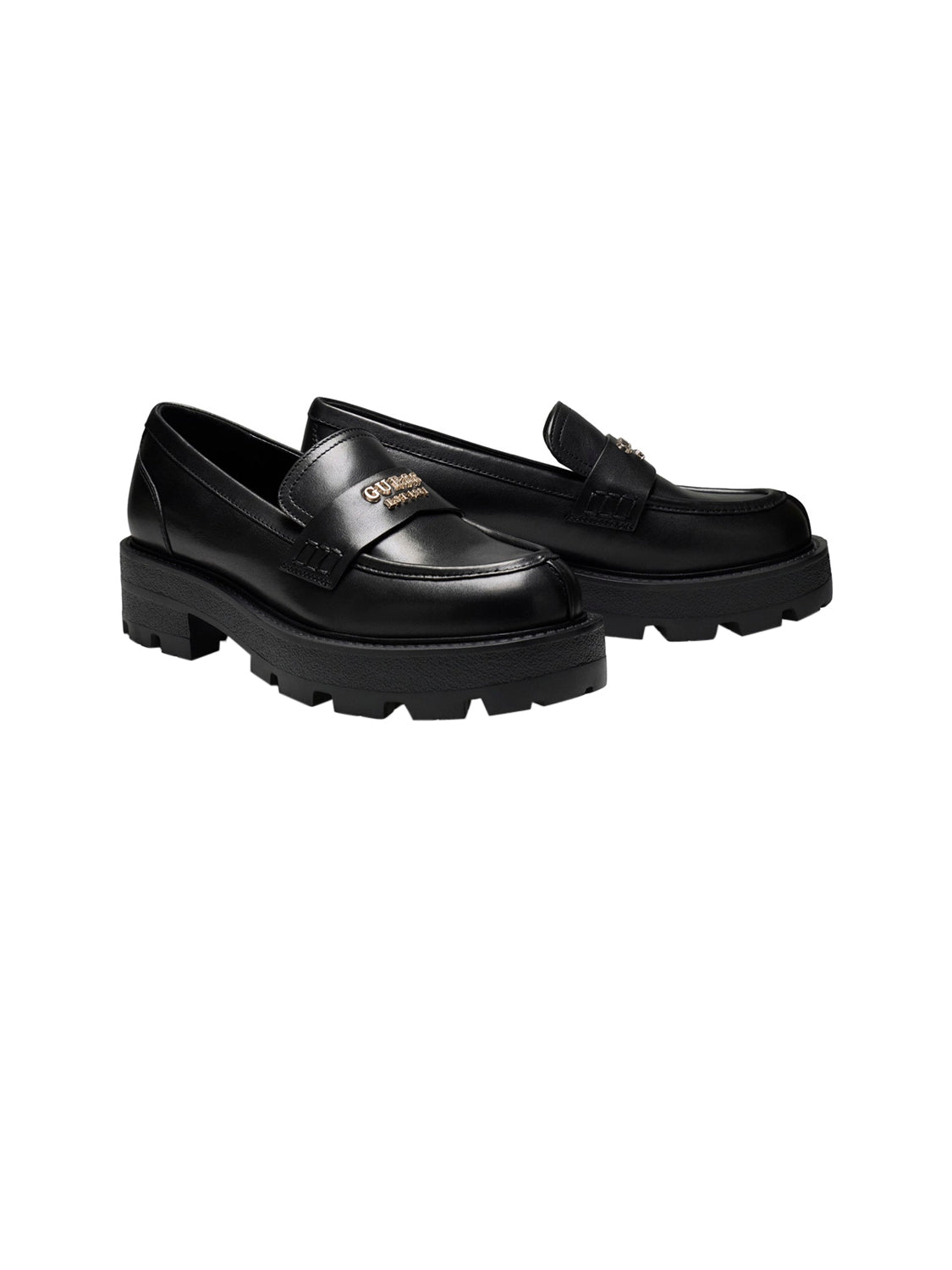 GUESS Mocassini platform Donna - Nero modello FLFYAM LEA14