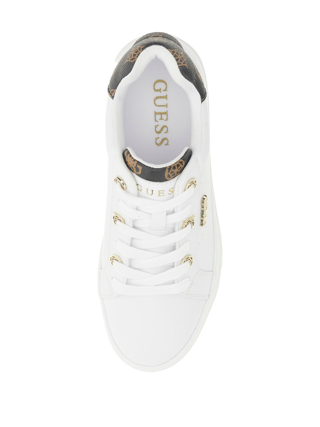 GUESS Sneakers con zeppa Donna - Bianco modello FLTRZY ELE12