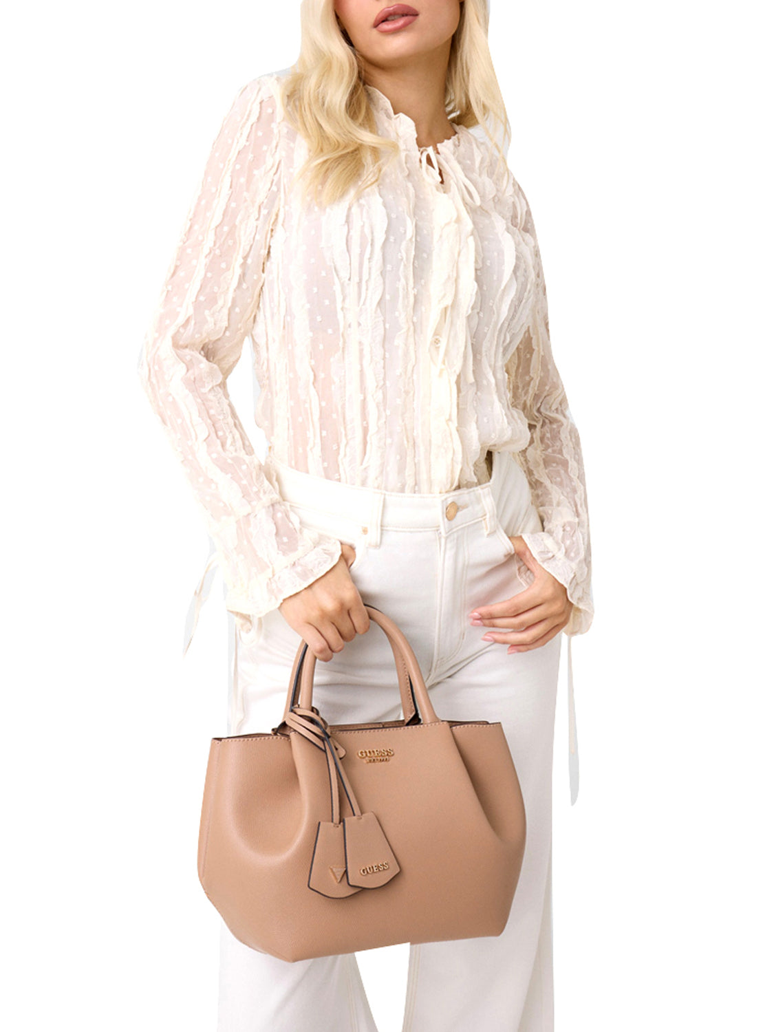 GUESS Borsa a Mano Donna - Beige modello HWBG78 98060