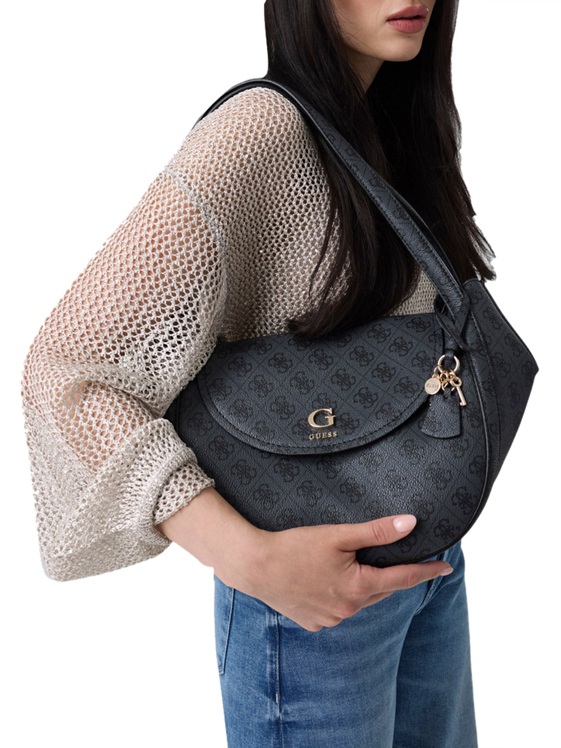GUESS Borsa a Tracolla Donna - Grigio modello HWSG97 56190