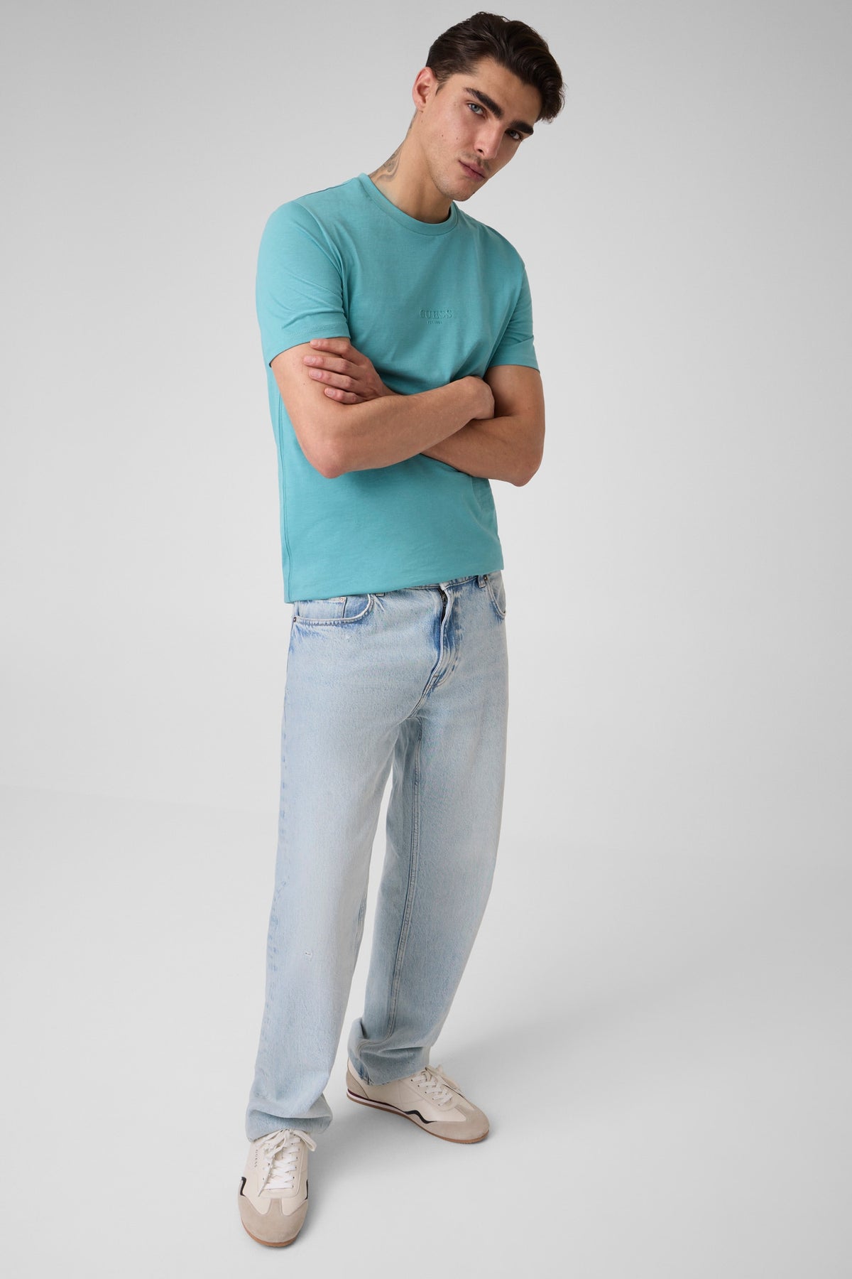GUESS T-shirt Uomo - Verde modello M2YI72 I3Z14