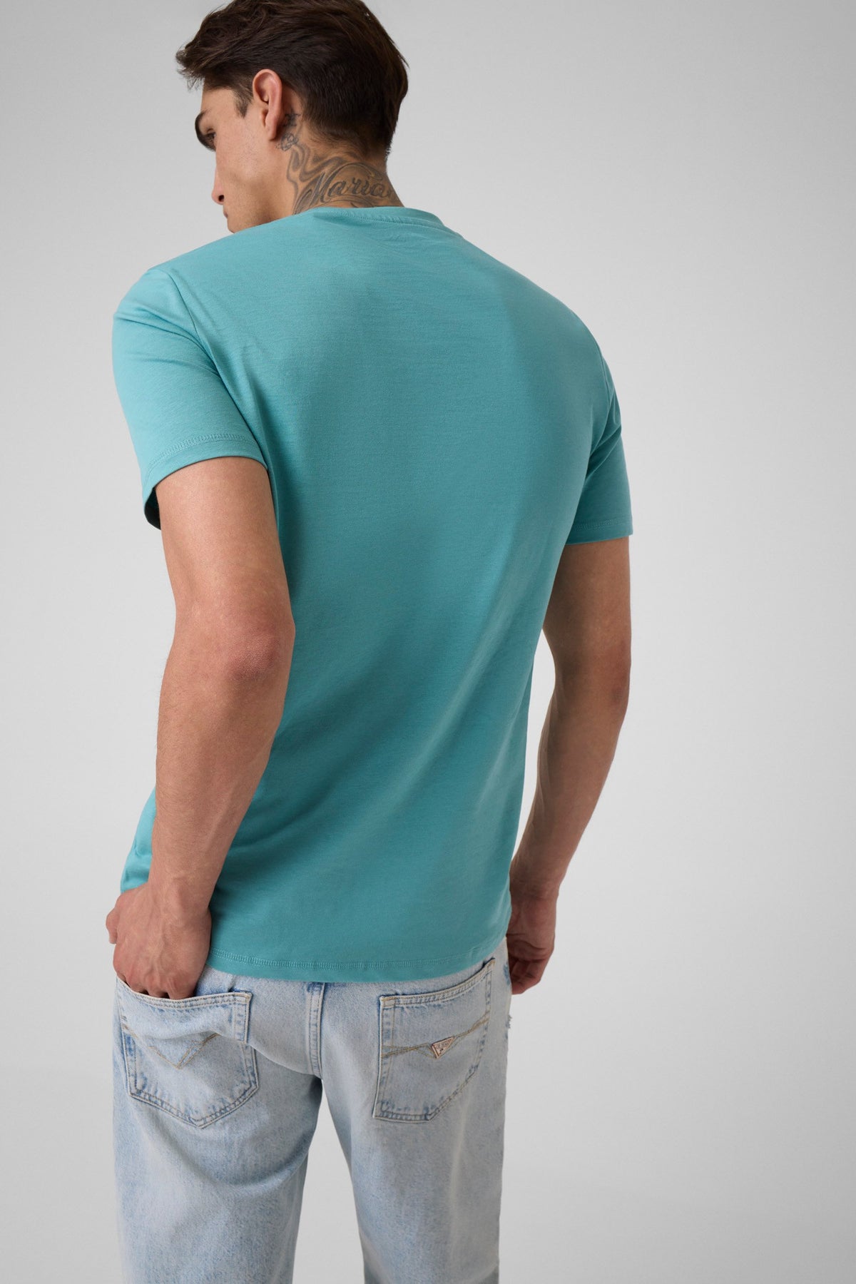GUESS T-shirt Uomo - Verde modello M2YI72 I3Z14