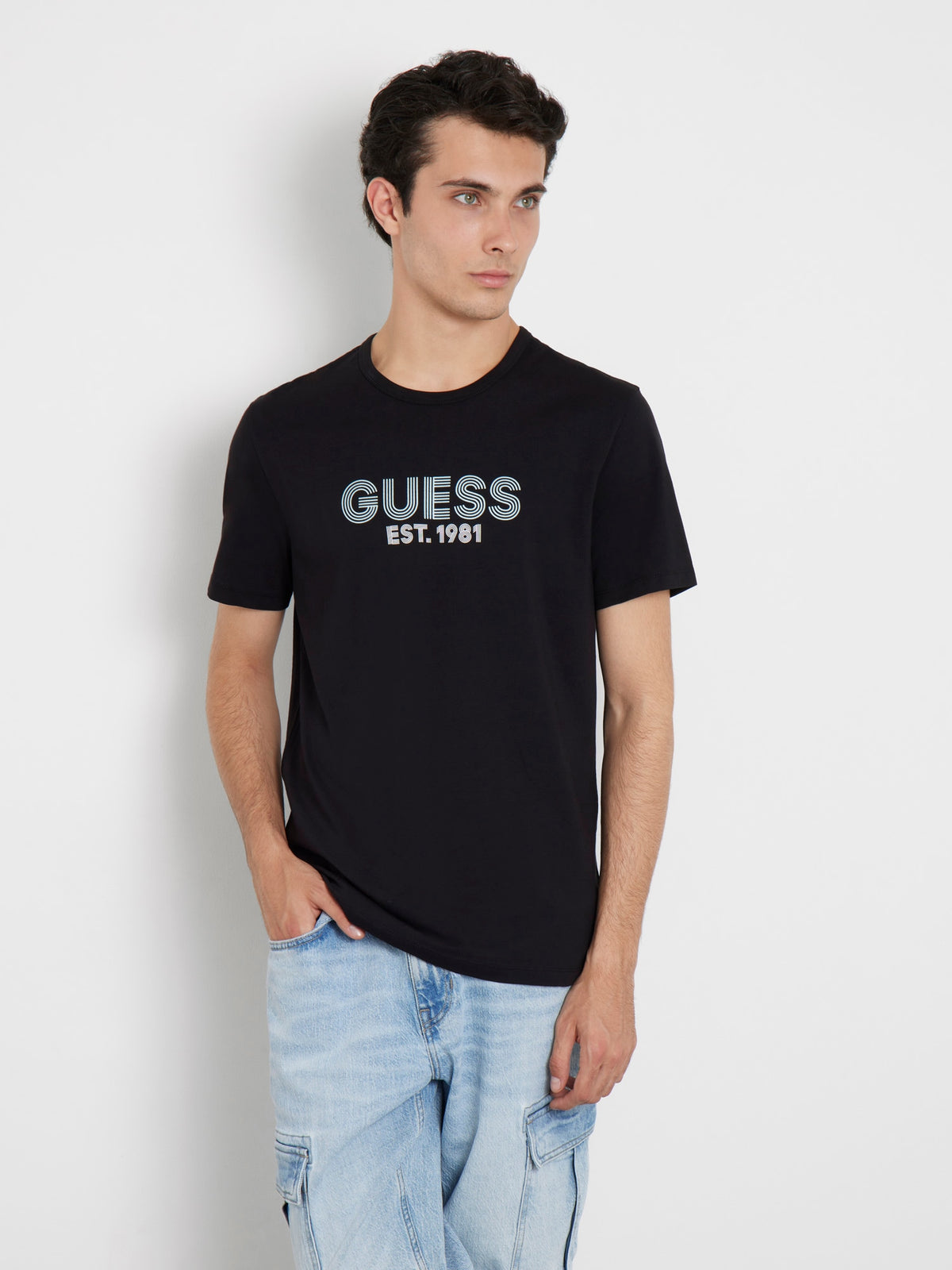 GUESS T-shirt Uomo - Nero modello M4YI30 J1314