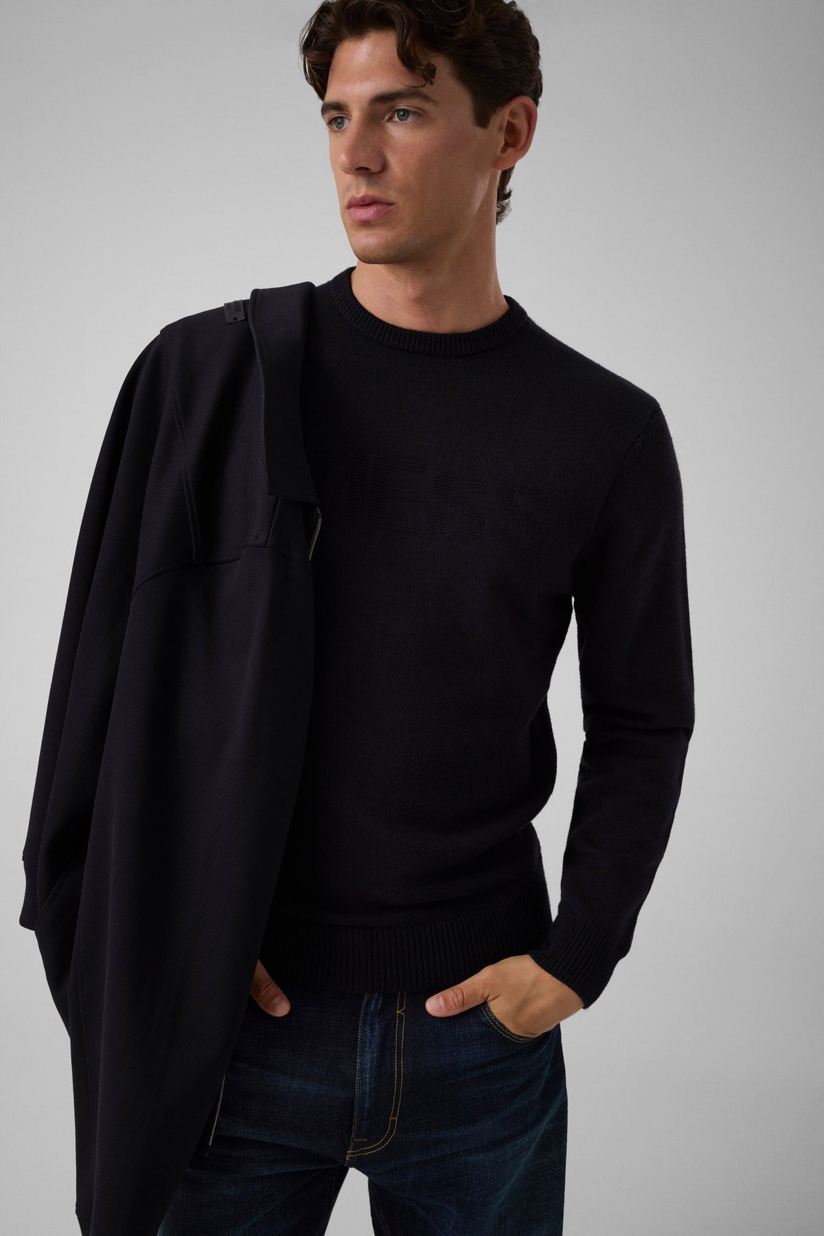 GUESS T-shirt Uomo - Nero modello M6BR16 Z1364