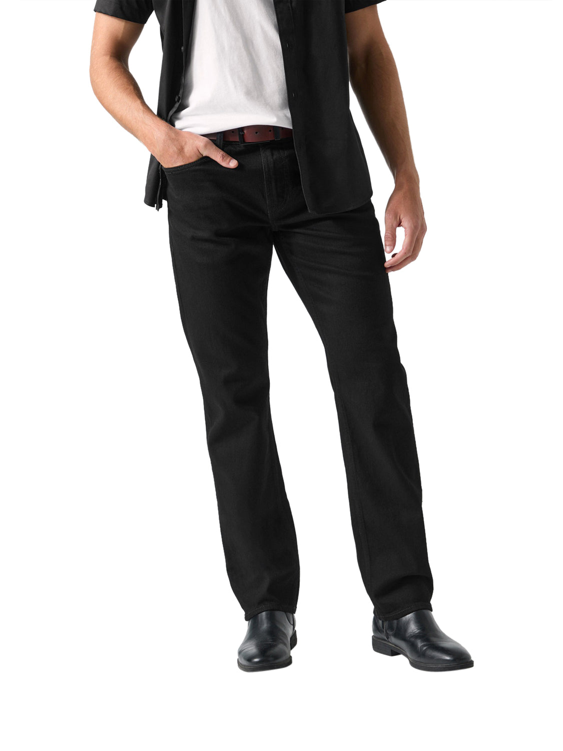 GUESS Pantalone Uomo - Nero modello M6YAN2 D1487