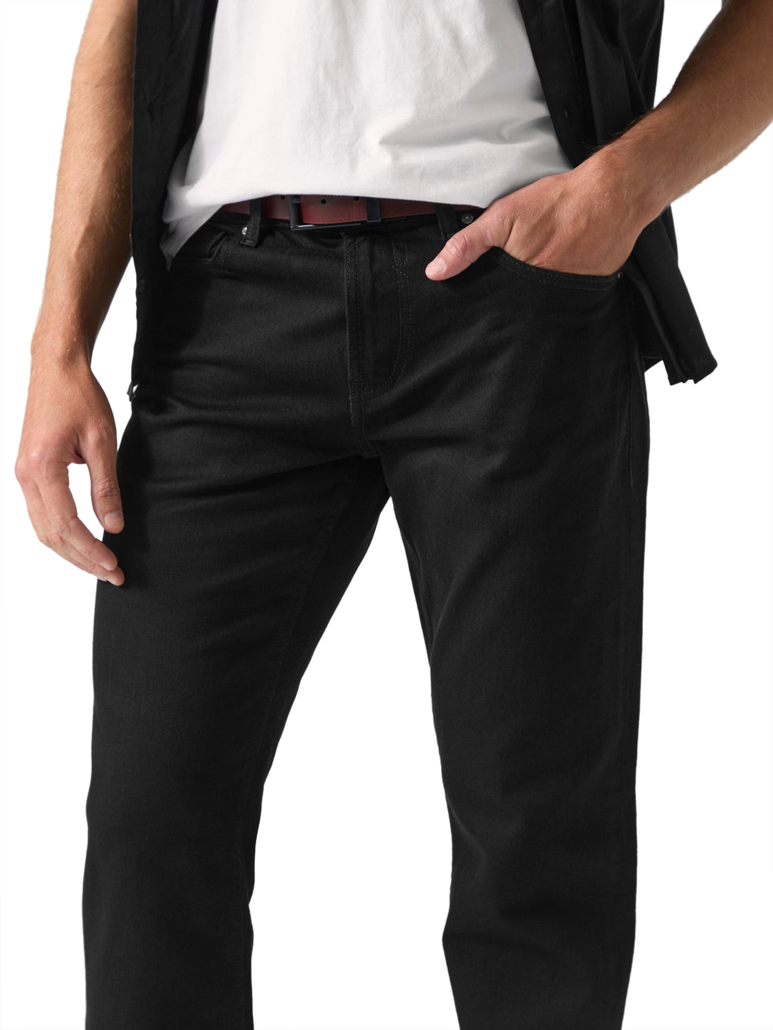 GUESS Pantalone Uomo - Nero modello M6YAN2 D1487