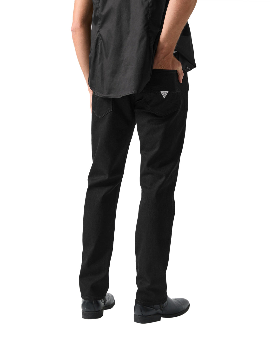 GUESS Pantalone Uomo - Nero modello M6YAN2 D1487