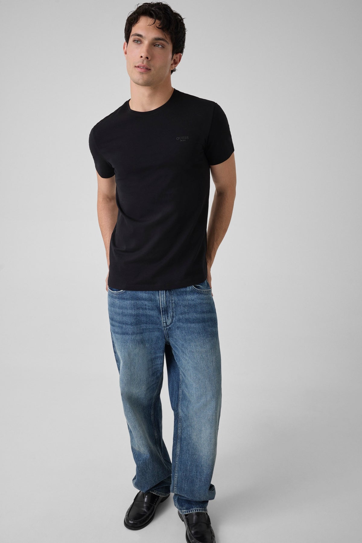 GUESS T-shirt Uomo - Nero modello M6YI24 K3728