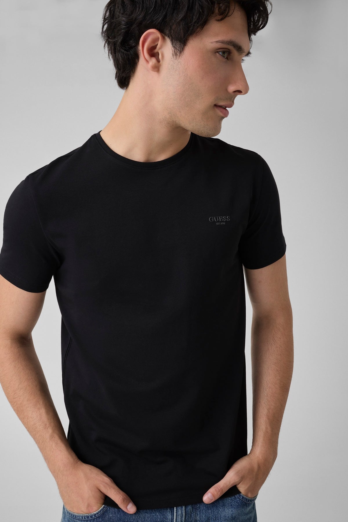 GUESS T-shirt Uomo - Nero modello M6YI24 K3728