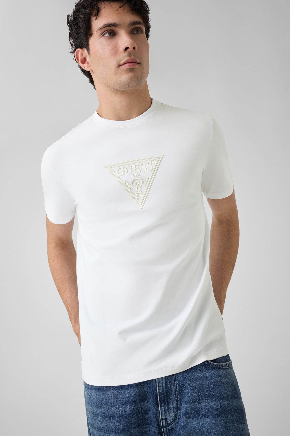 GUESS T-shirt Uomo - Bianco modello M6YI40 K4226