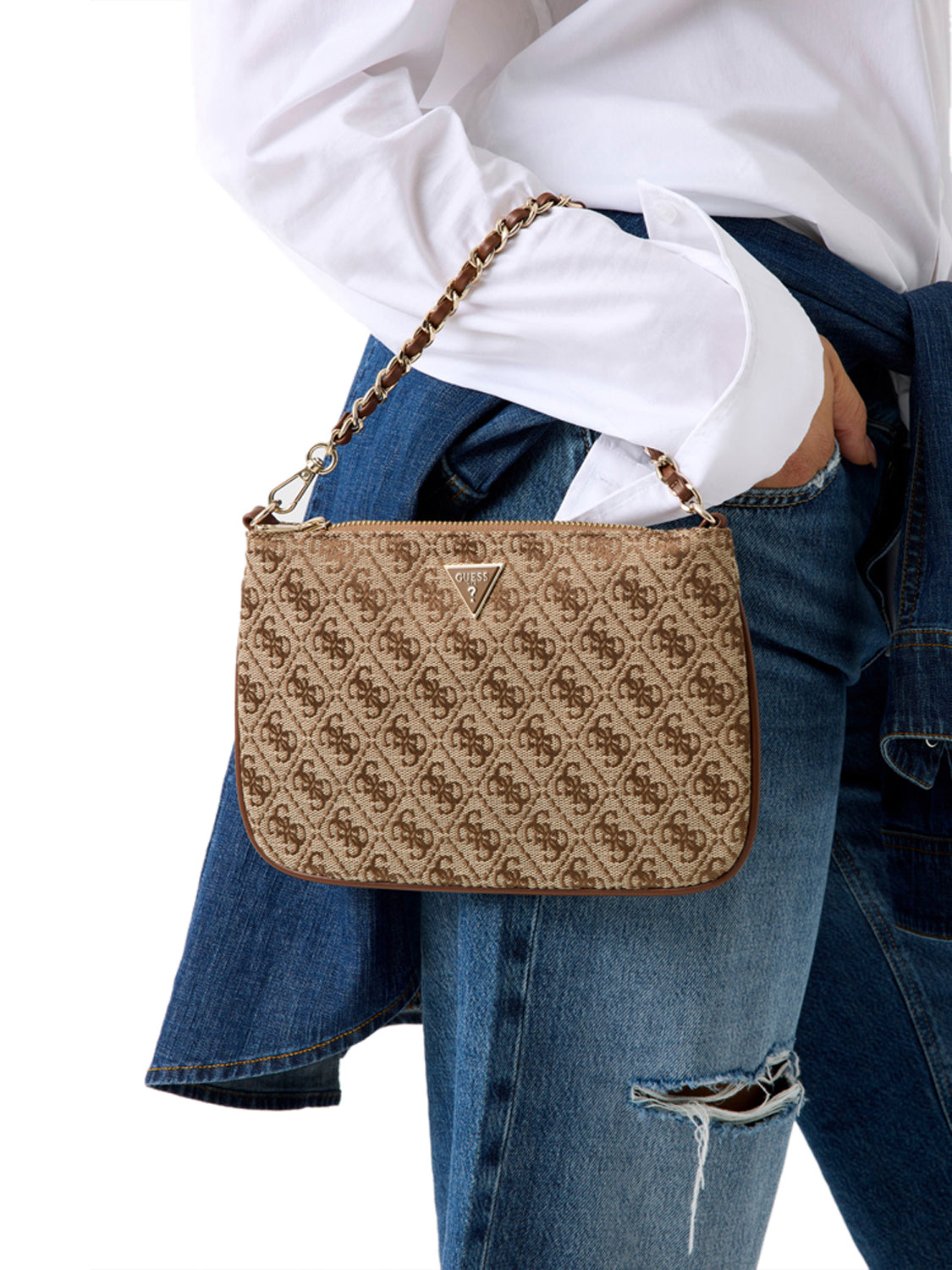 GUESS Borsa Pochette Donna - Bianco modello PW7561 P6274