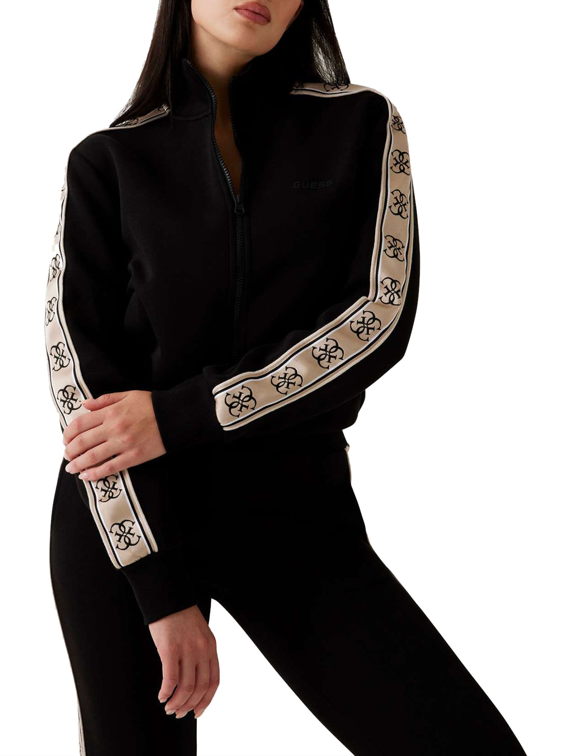 GUESS Felpa Donna - Nero modello V2YQ16 KB3P2