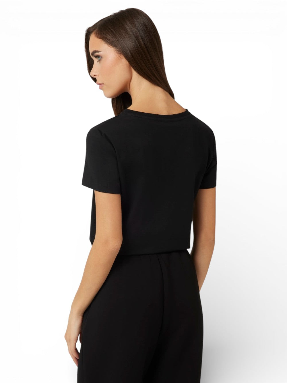 GUESS T-shirt Donna - Nero modello V3BI11 J1314