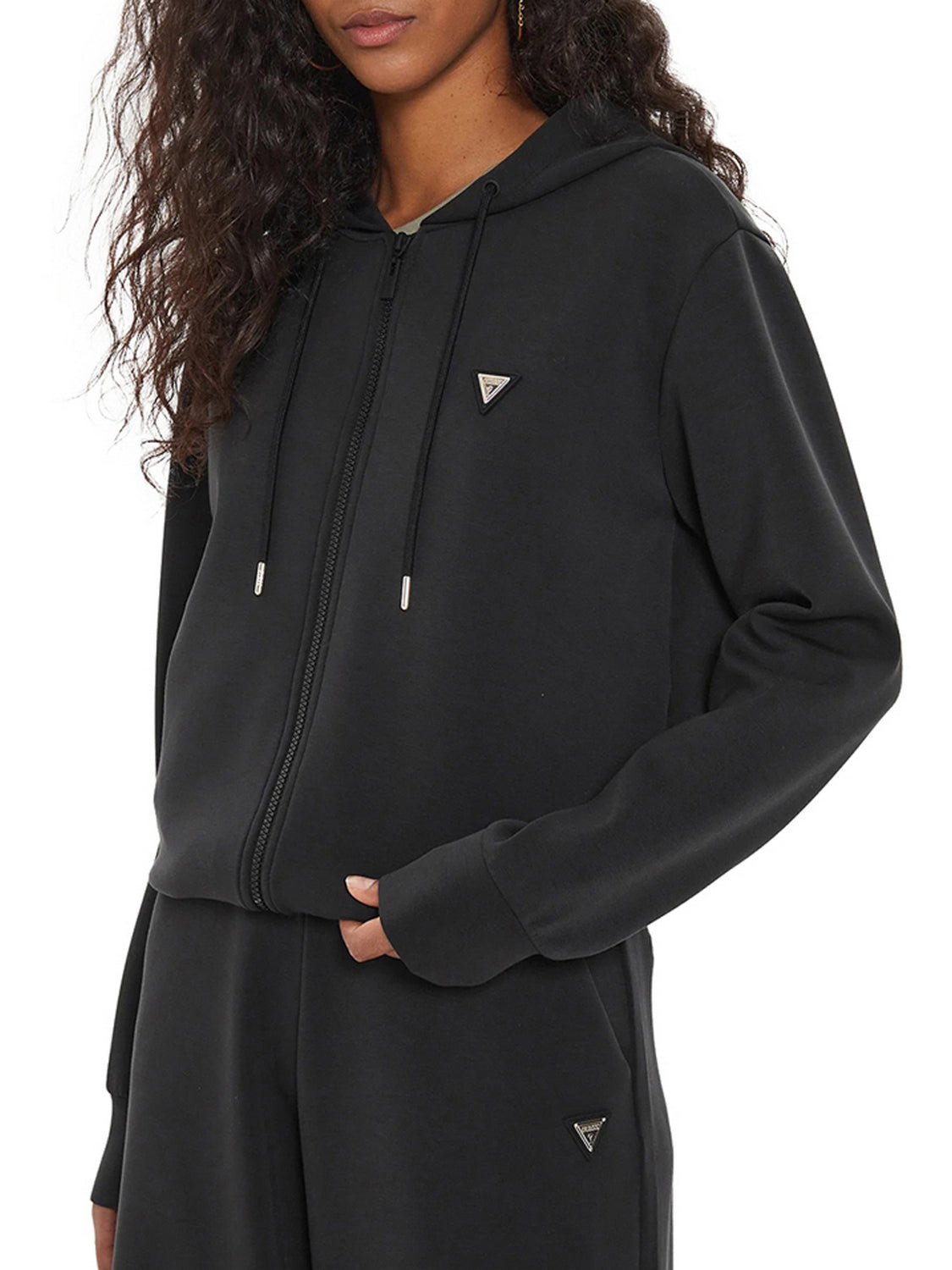 GUESS Felpa Donna - Nero modello V4YQ06 KCAY2