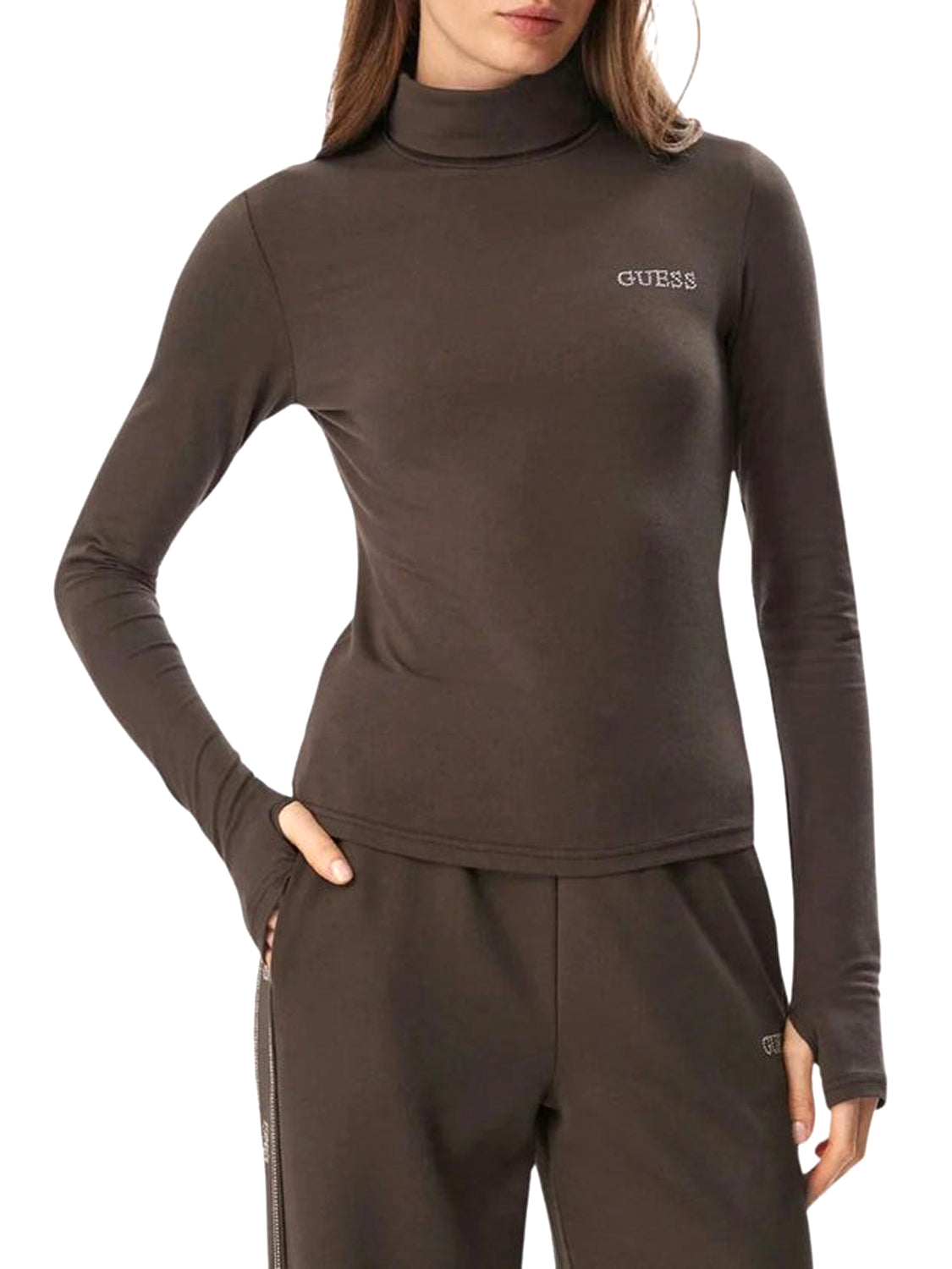 GUESS Maglia Donna - Marrone modello V6BP11 K6907