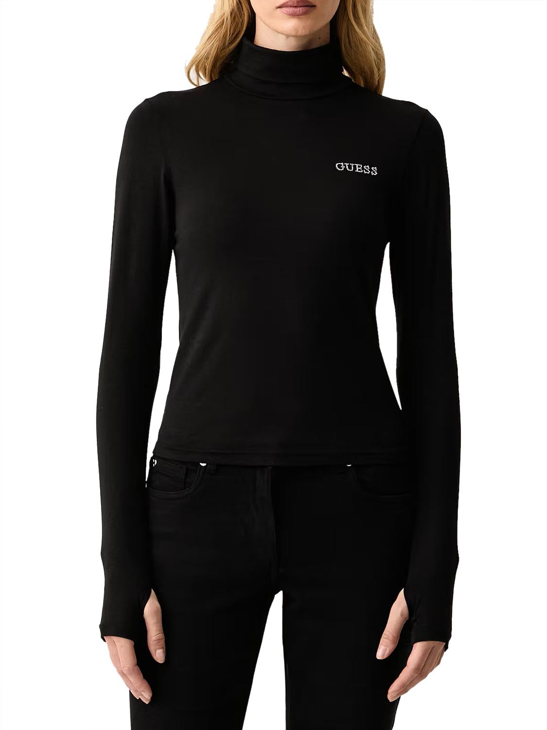 GUESS Maglia Donna - Nero modello V6BP11 K6907