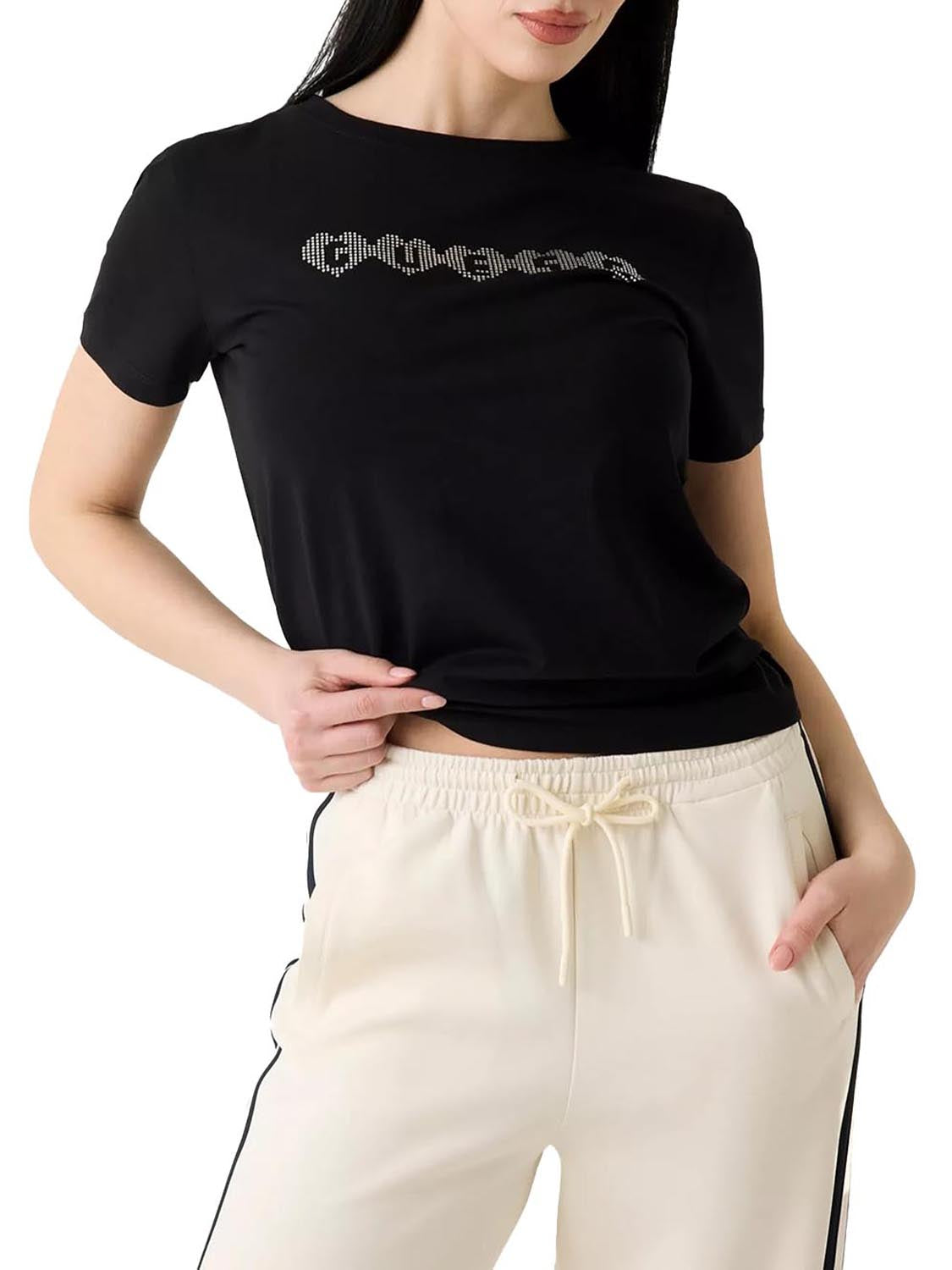 GUESS T-shirt Donna - Nero modello V6YI08 K4689