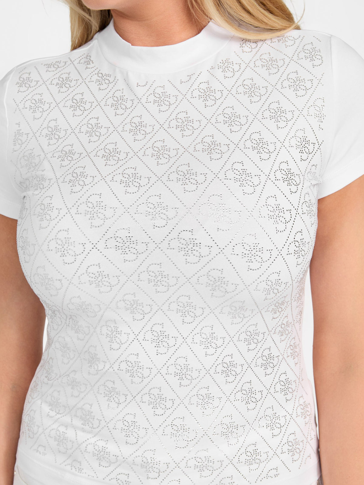 GUESS T-shirt Donna - Bianco modello W4BI26 J1314