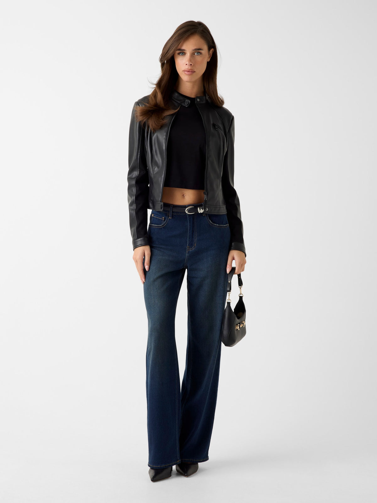 GUESS Giubbino Donna - Nero modello W4YL04 WE480