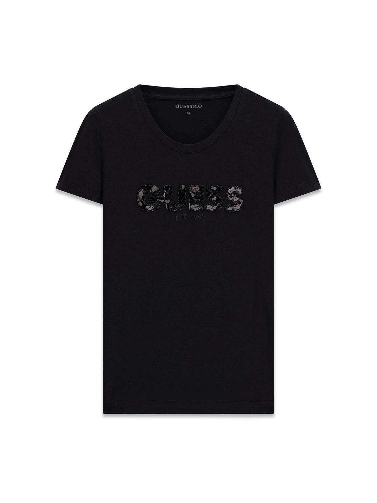 GUESS T-shirt Donna - Nero modello W5GI17 J1314