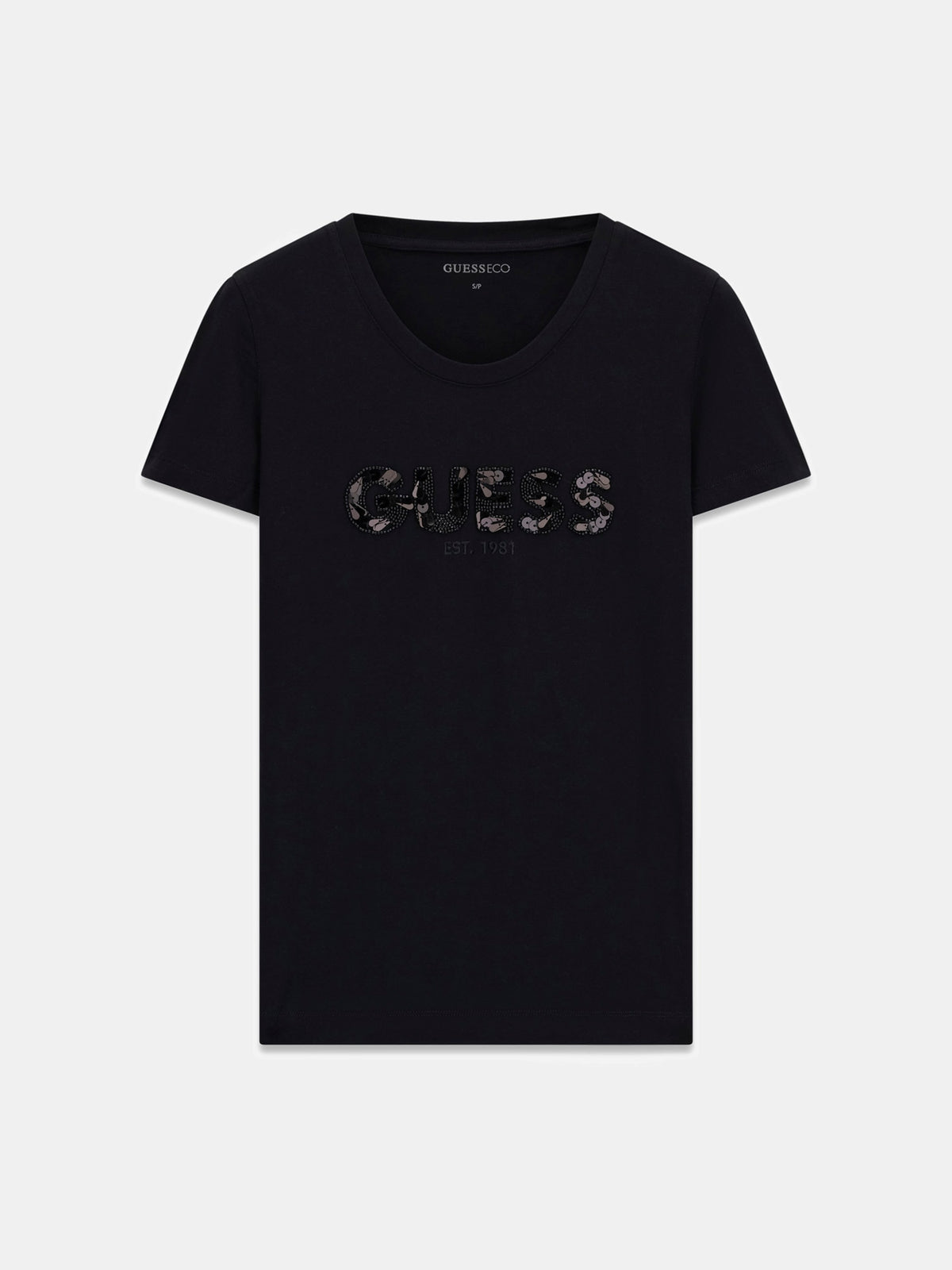 GUESS T-shirt Donna - Nero modello W5GI17 J1314
