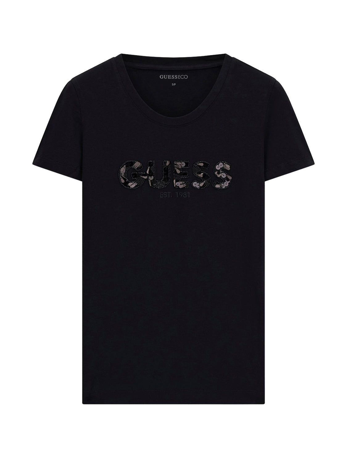 GUESS T-shirt Donna - Nero modello W5GI17 J1314