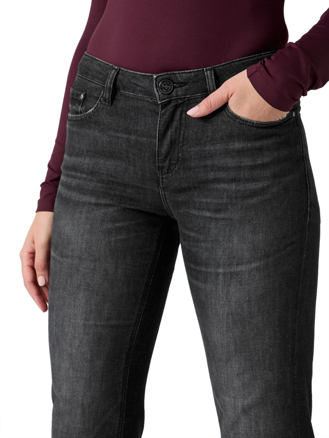 GUESS Pantalone Donna - Nero modello W6BAJ7 D2088