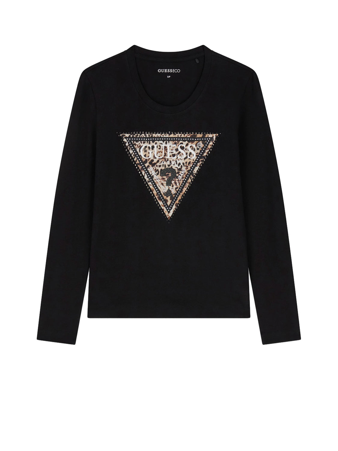 GUESS T-shirt Donna - Nero modello W6BI57 K7387