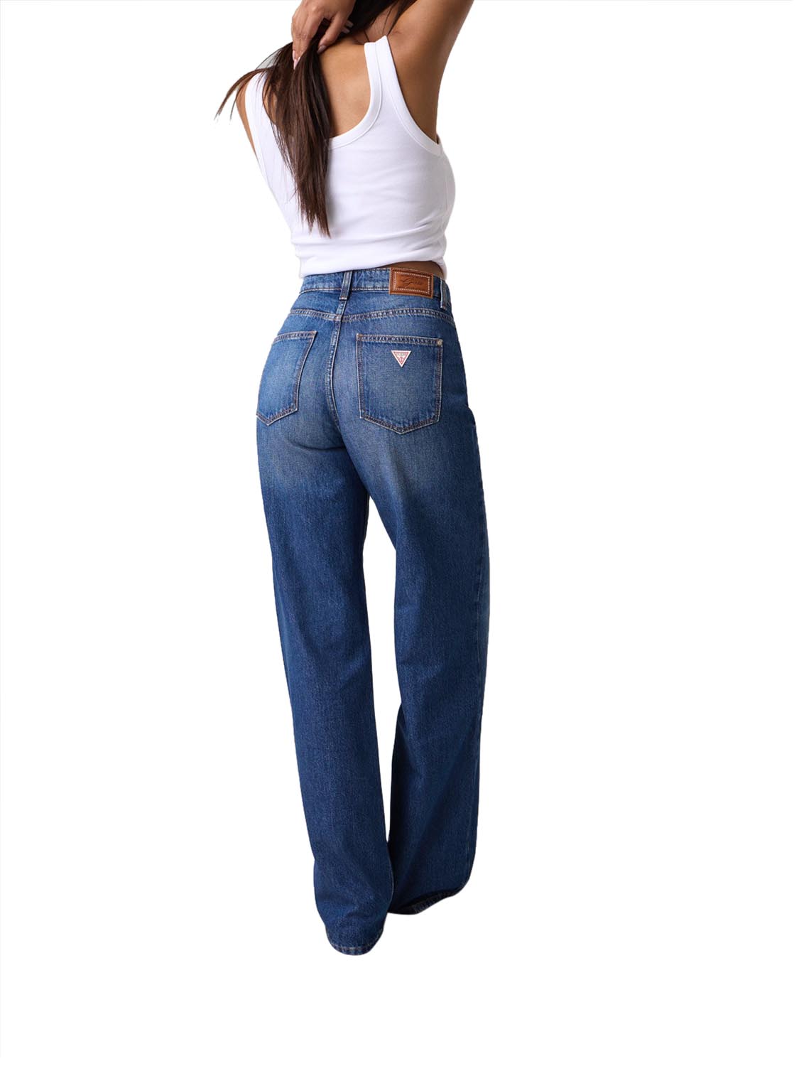 GUESS Pantalone Donna - Blu modello W6YA1A D1339