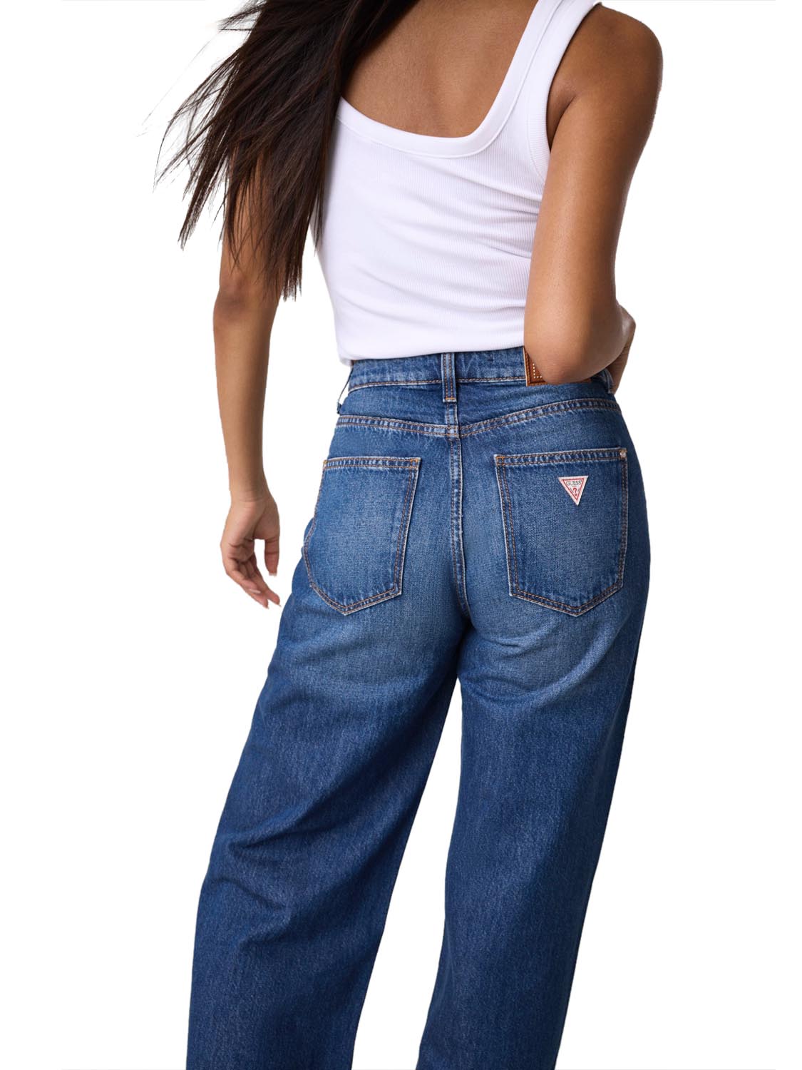 GUESS Pantalone Donna - Blu modello W6YA1A D1339