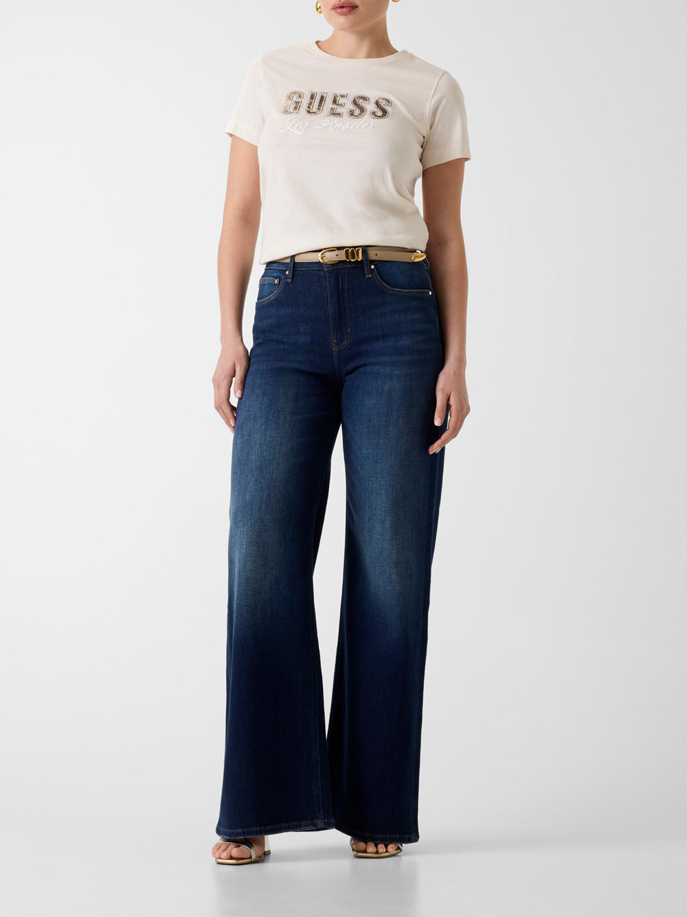 GUESS T-shirt Donna - Bianco modello W6YI30 K4349