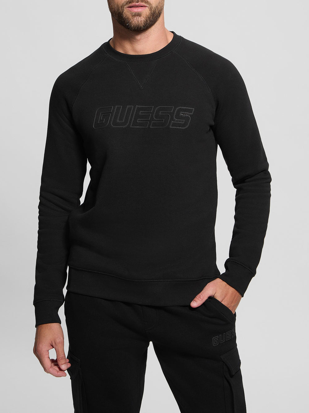 GUESS Felpa Uomo - Nero modello Z4YQ16 K9V31