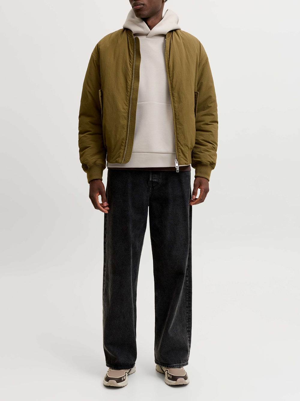 JACK&JONES Felpa Uomo - Grigio modello 12298905