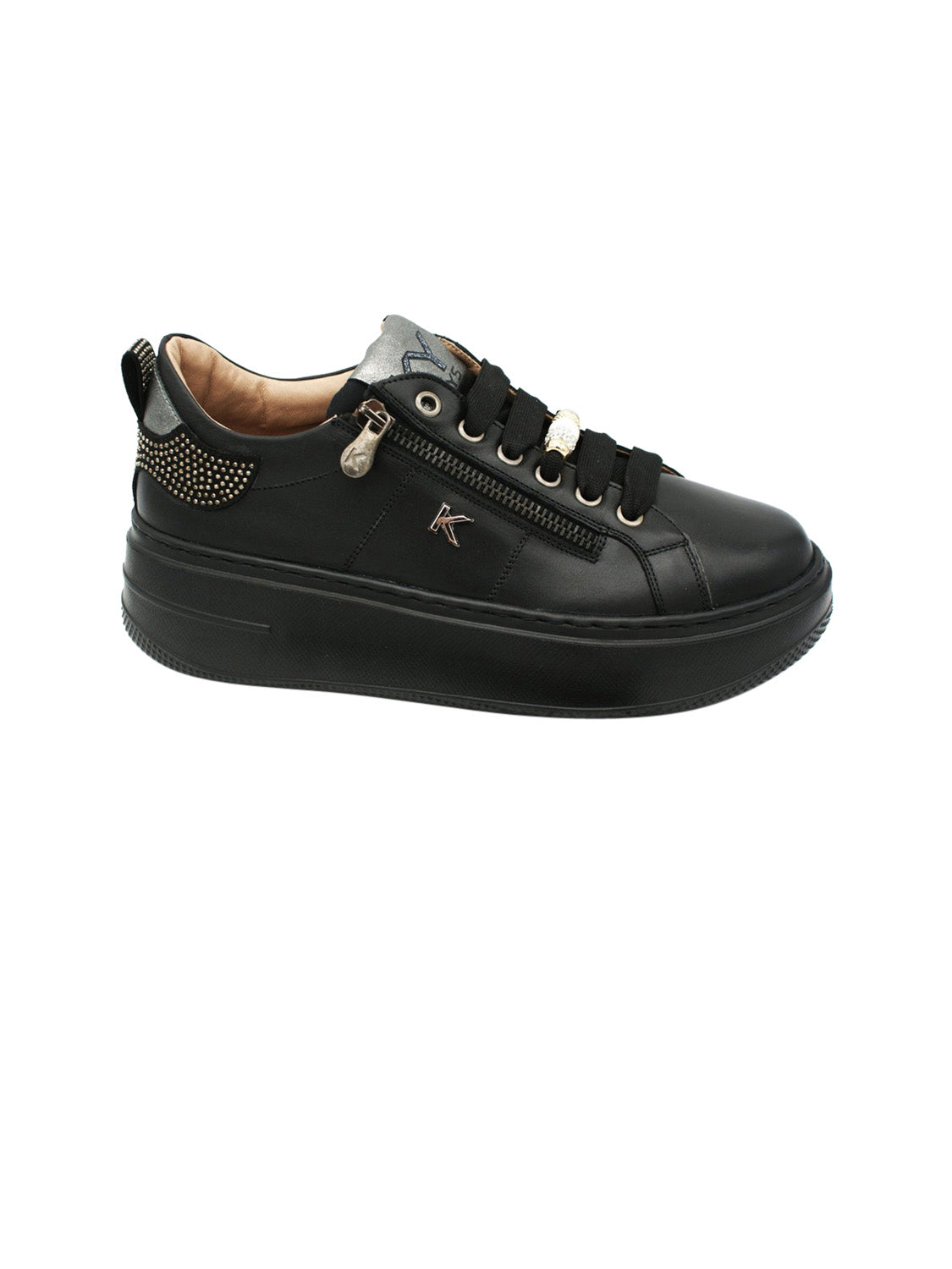 KEYS Sneakers platform Donna - Nero modello K11212