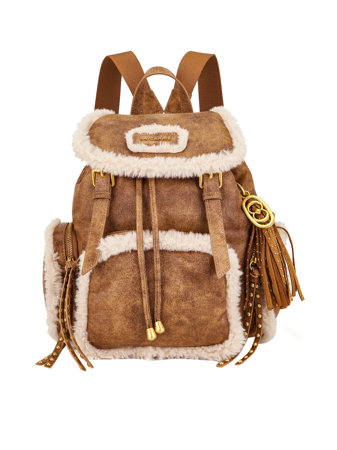 LA CARRIE Borsa a Zainetto Donna - Cuoio modello 162M-ZS-273-EMU