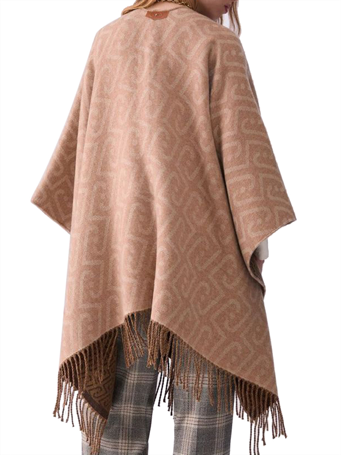 LIU.JO Poncho Donna - Marrone modello 2F6039T2742