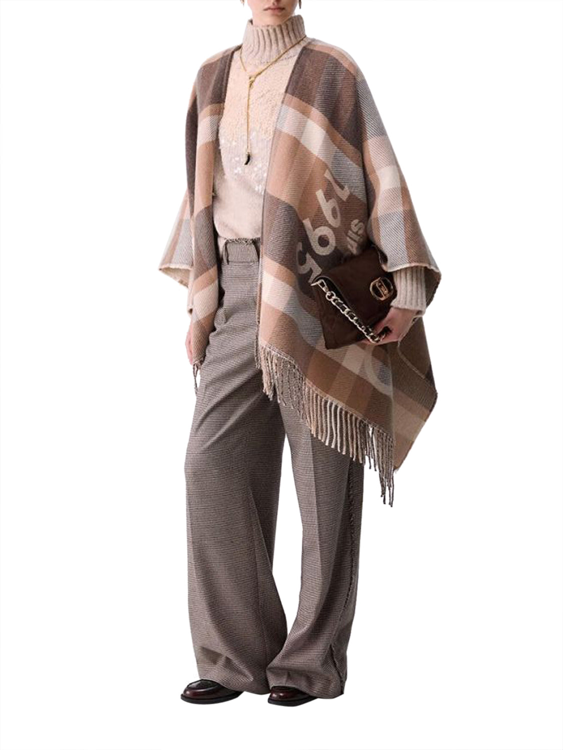 LIU.JO Poncho Donna - Beige modello 2F6041T2742