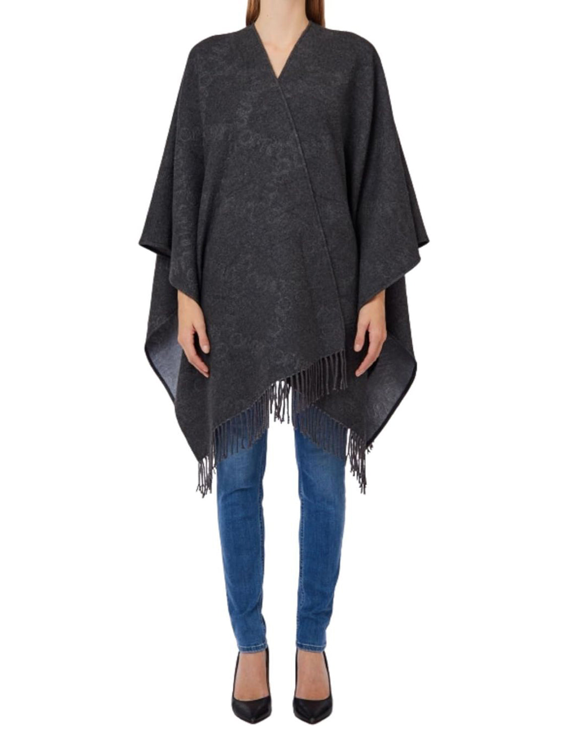 LIU.JO Poncho Donna - Grigio modello 2F6042T2751