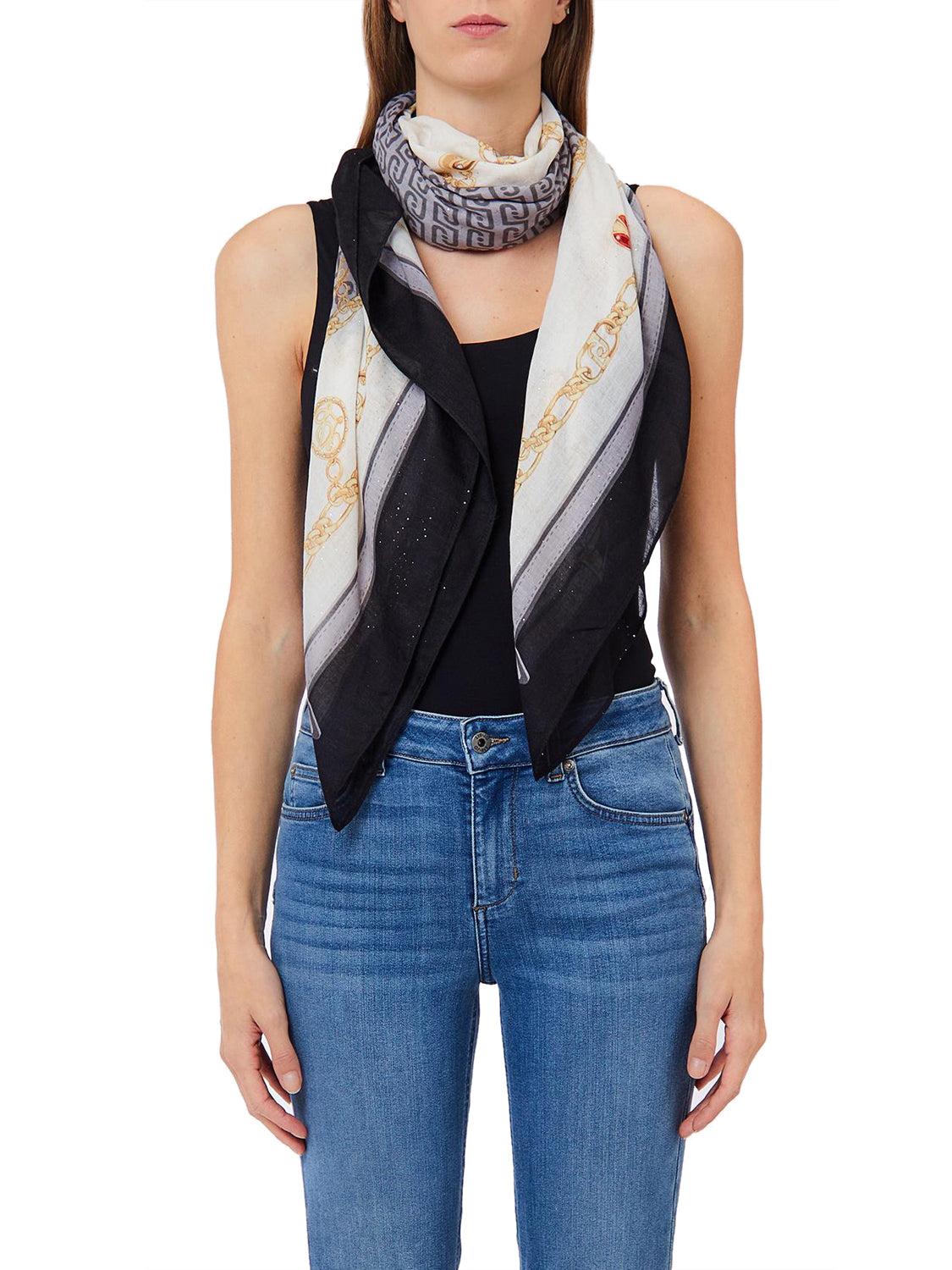 LIU.JO Foulard Donna - Nero modello 2F6069T2745