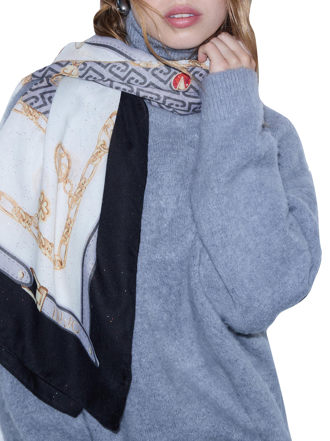 LIU.JO Foulard Donna - Nero modello 2F6069T2745