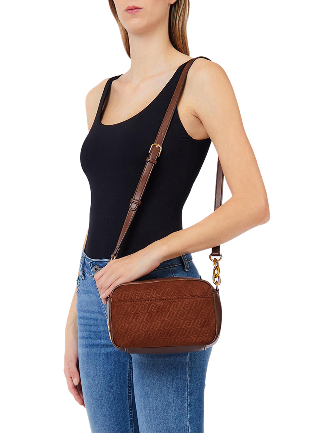 LIU.JO Borsa a Tracolla Donna - Marrone modello AF6040T706A