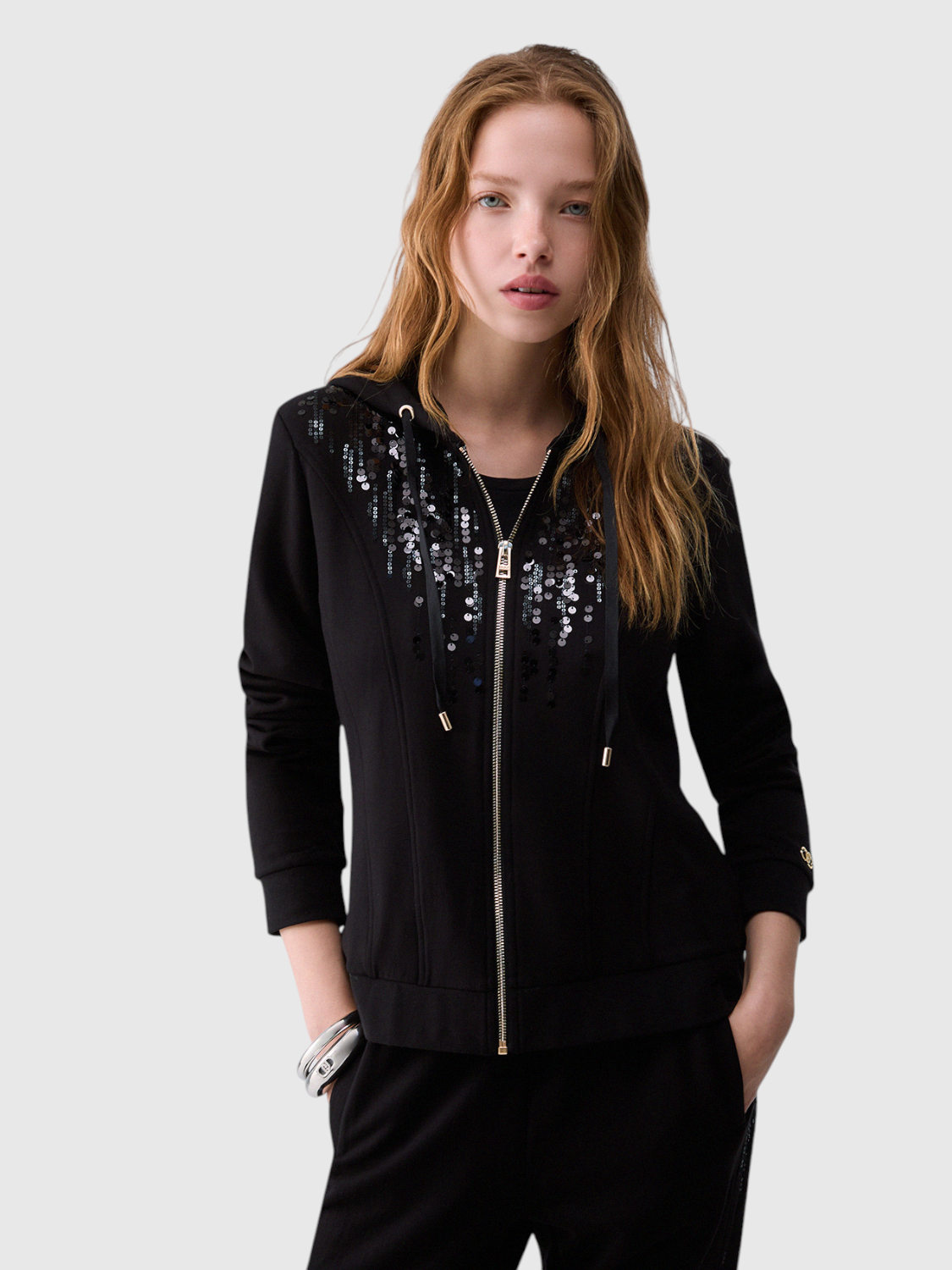 LIU.JO Felpa Donna - Nero modello TF6134FS576
