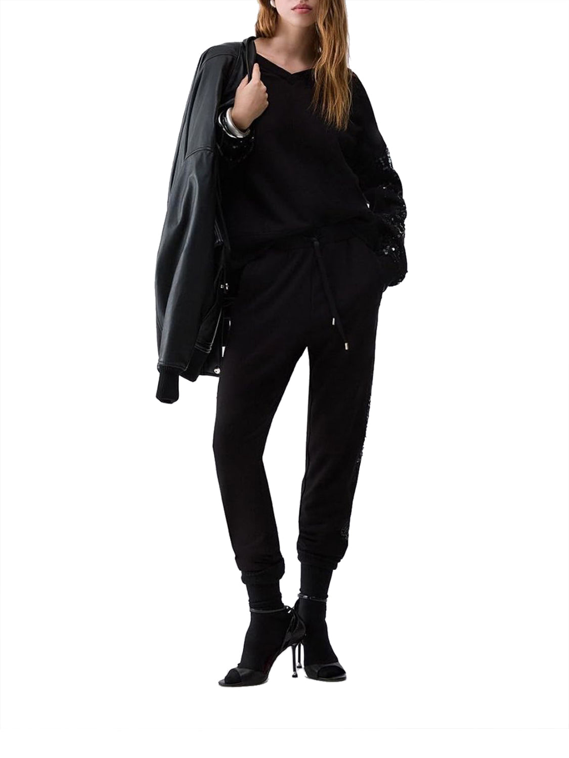 LIU.JO Pantalone Donna - Nero modello TF6143FS576