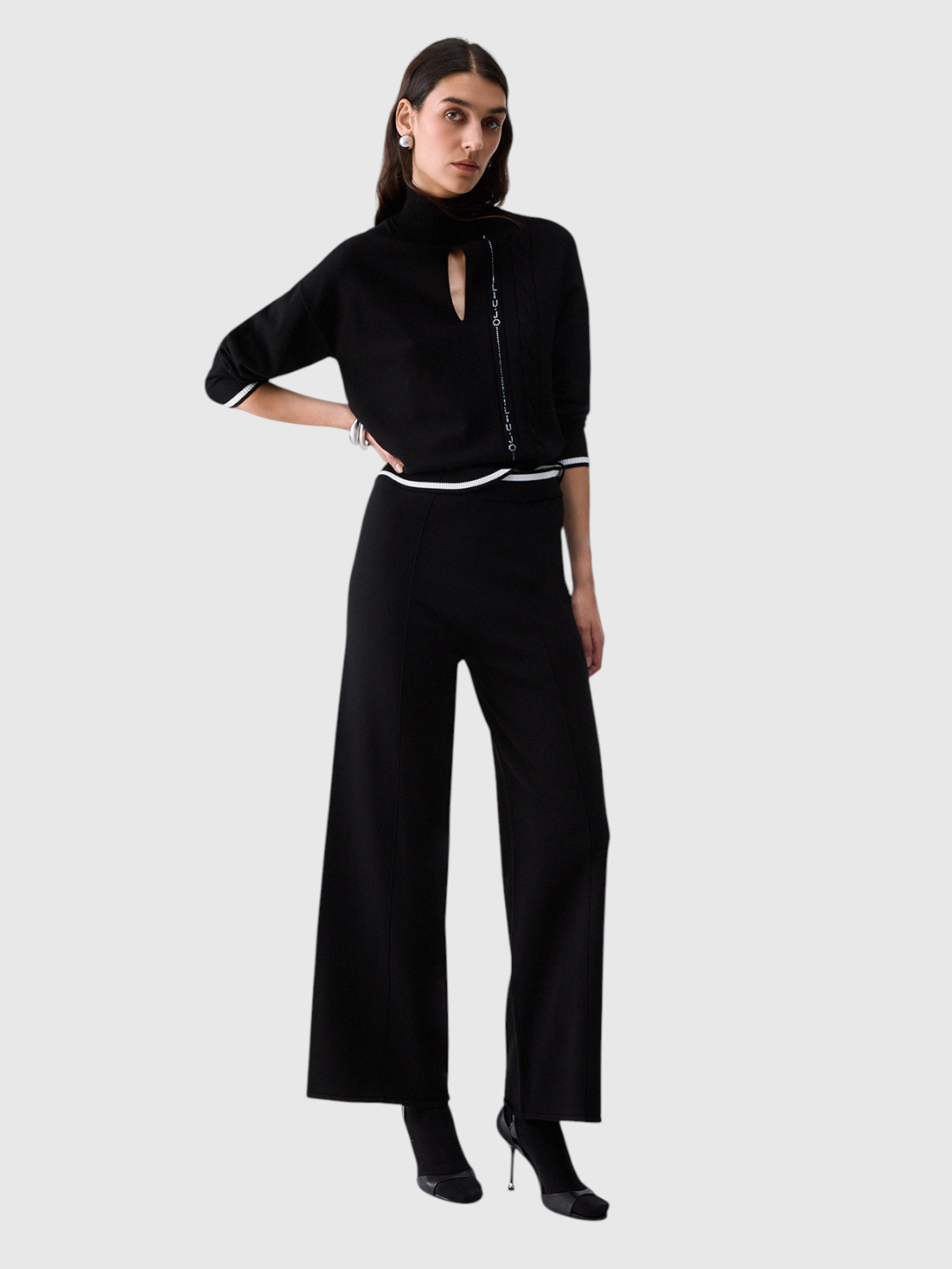 LIU.JO Pantalone Donna - Nero modello TF6190MS63L