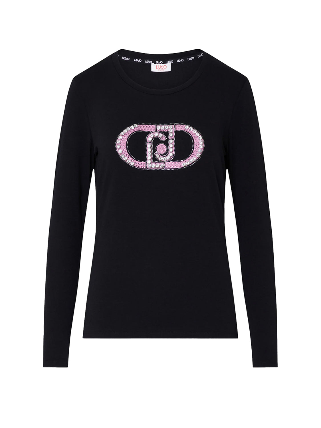 LIU.JO T-shirt Donna - Nero modello TF6245JS003