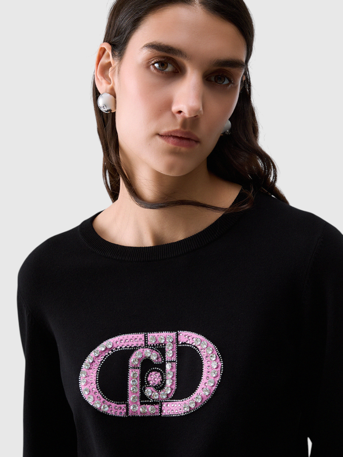 LIU.JO Maglione Donna - Nero modello TF6261MS63L