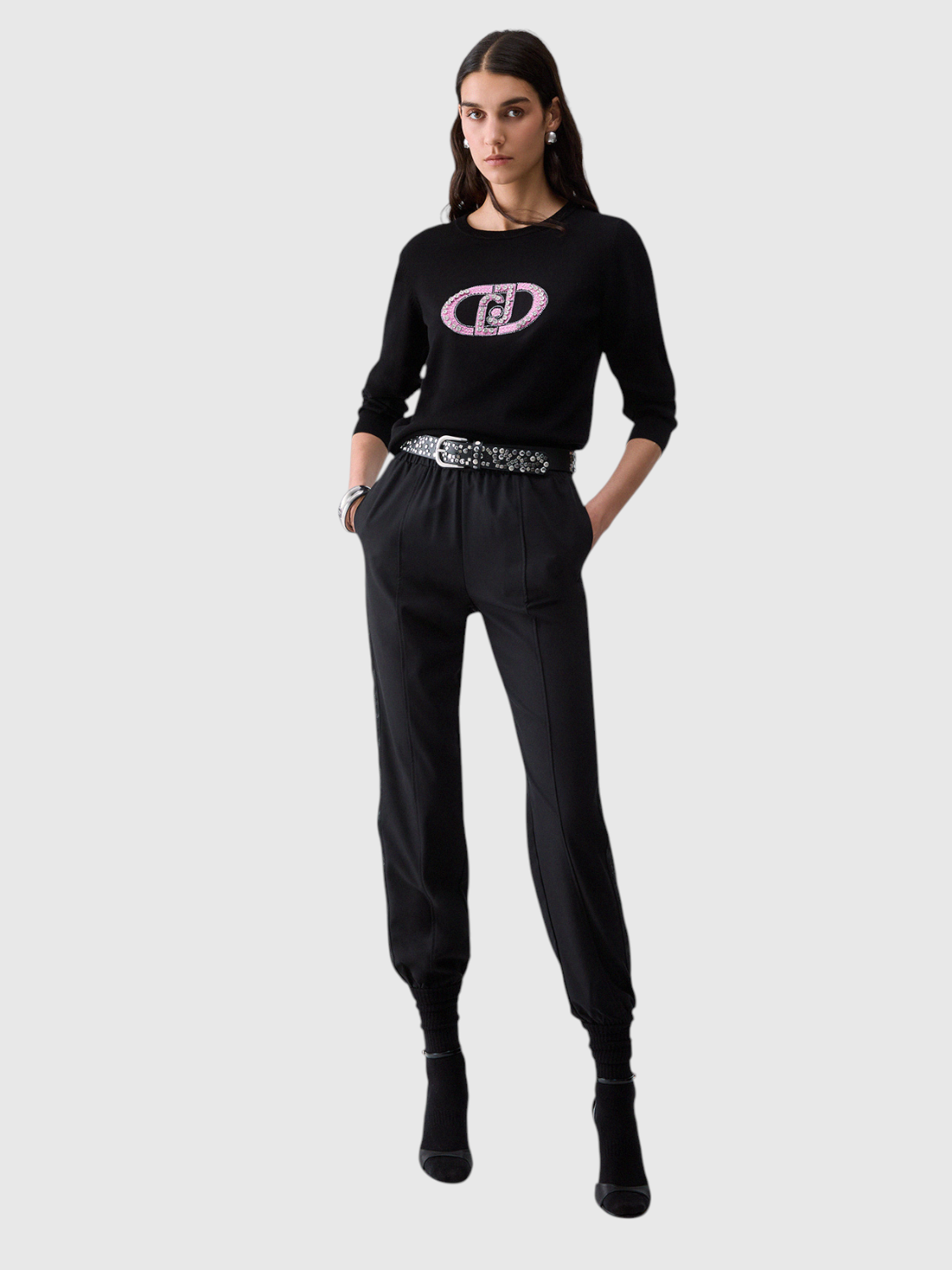 LIU.JO Maglione Donna - Nero modello TF6261MS63L