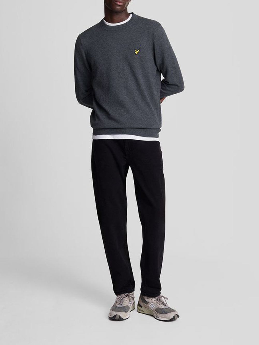 LYLE & SCOTT Maglione Uomo - Grigio modello KN2110VC