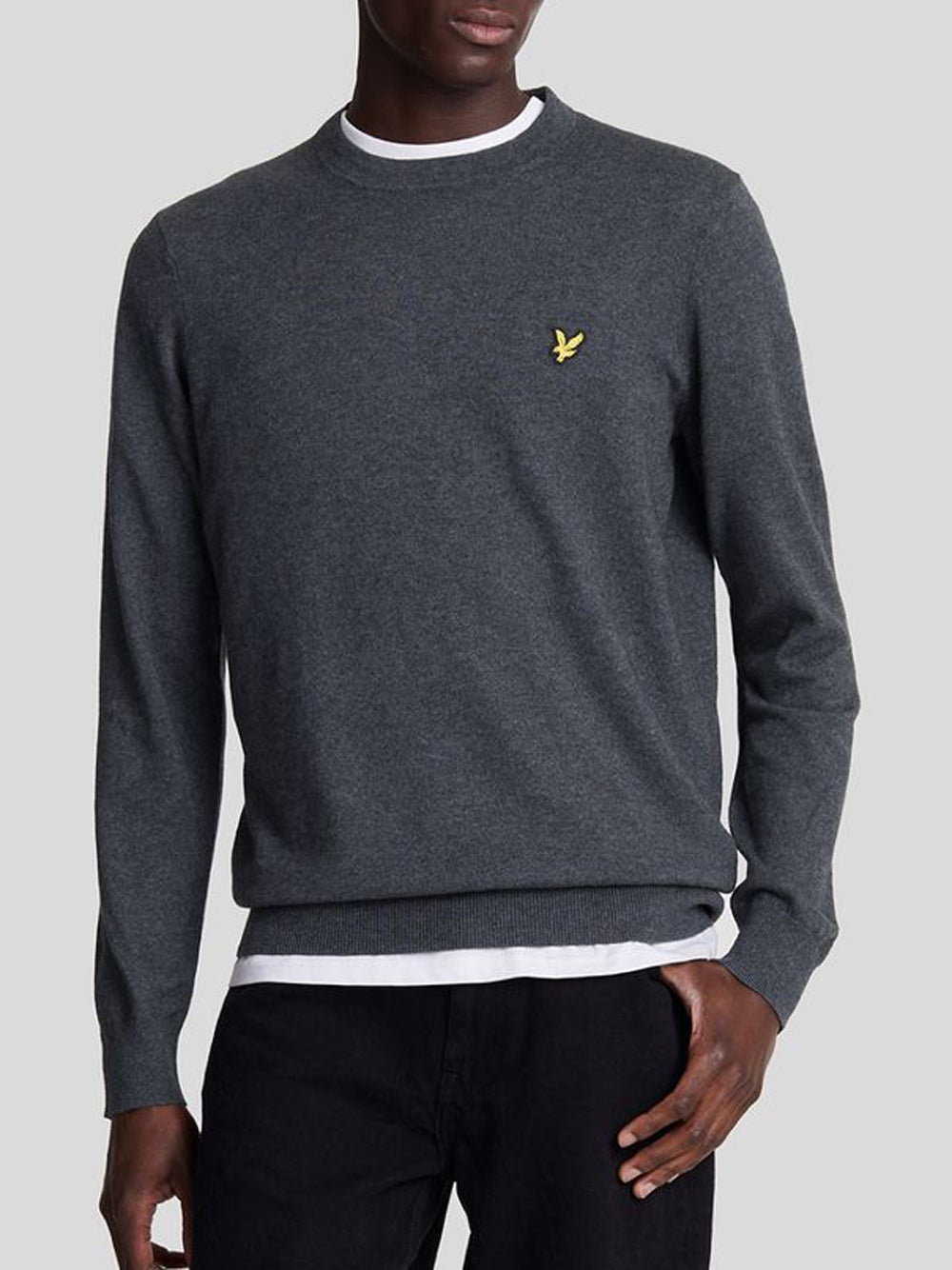 LYLE & SCOTT Maglione Uomo - Grigio modello KN2110VC