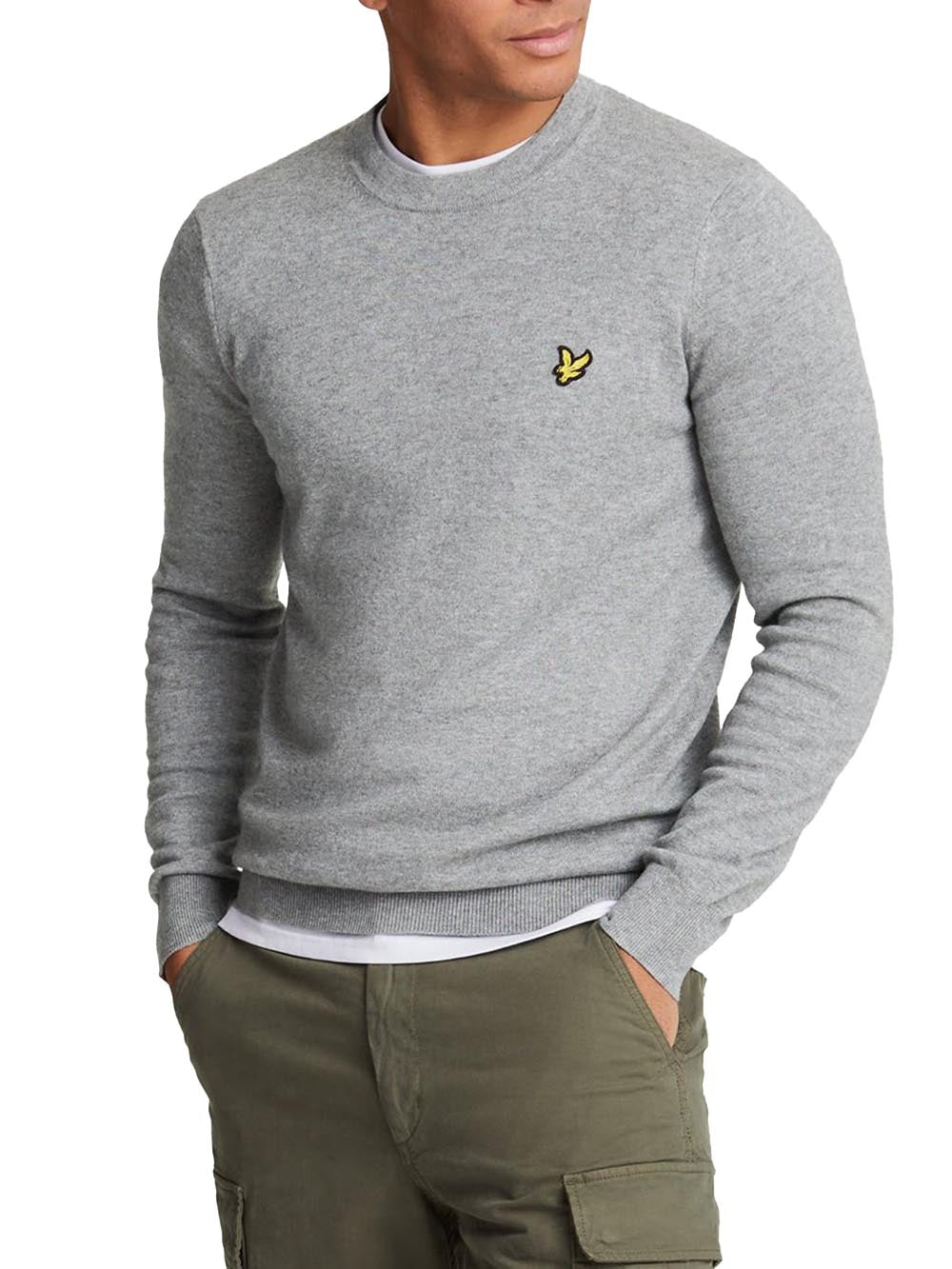 LYLE & SCOTT Maglione Uomo - Grigio modello KN2110VC